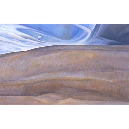 Wet Dune Dune   |   Oil Pastel/paper, 16x24, 1997