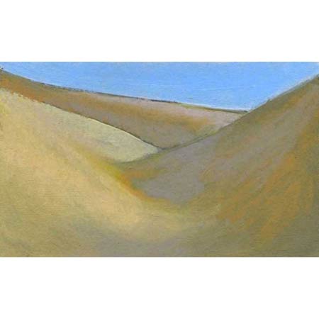 
Dune Study       |       Oil Pastel/Paper, 4x6in, 2009