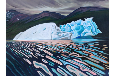 Iceberg Two       |       Oil/linen, 18x24in, 2015