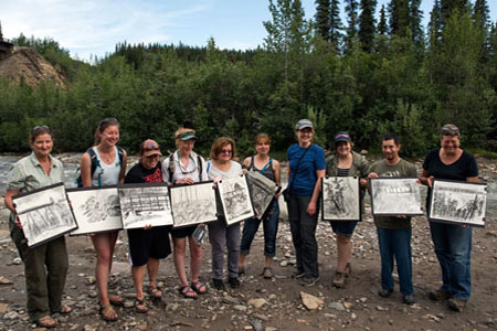Denali National Park, 2016. Public program in Charcoal Sketching in the Park