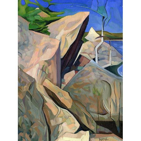 Shore of the Tarn   |   oil/panel, 12x10in, 1998