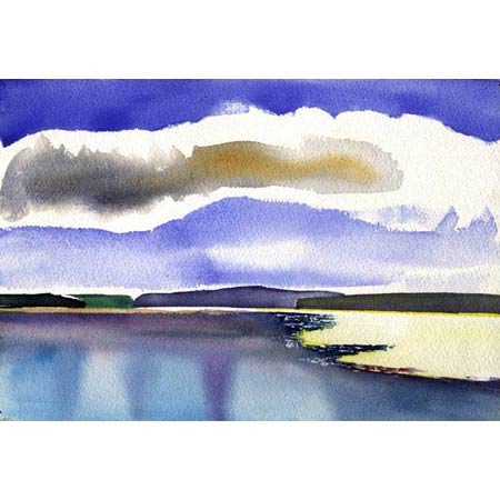 Apostle    |   Watercolor, 7x10in., 1999