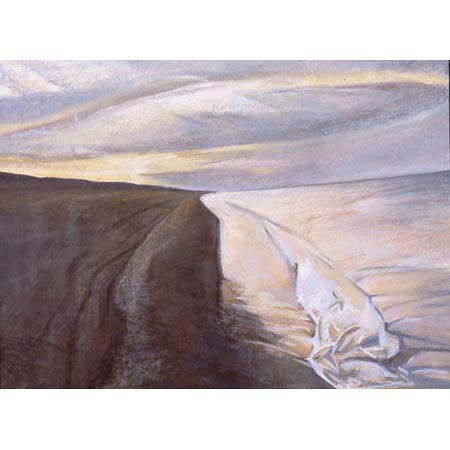 Big Dune   |   Oil Pastel/paper, 19x24, 1997