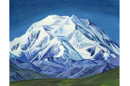 Denali       |       Egg Tempera/Panel, 8x10in, 2016