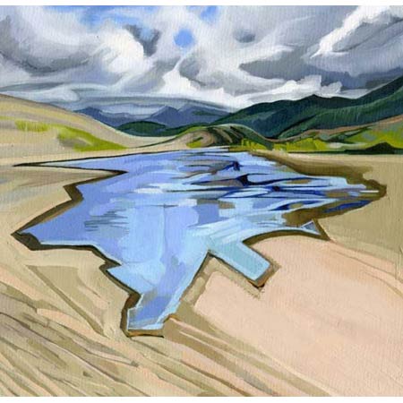 
Medano Creek       |       Oil Panel, 12x10in, 2009