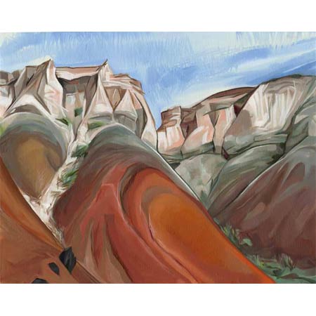 Under the PDI&nbsp;&nbsp;&nbsp;|&nbsp;&nbsp;&nbsp;oil/panel, 8x10in, 2012