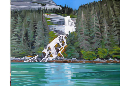 Waterfall       |       Oil/linen, 20x24in, 2015