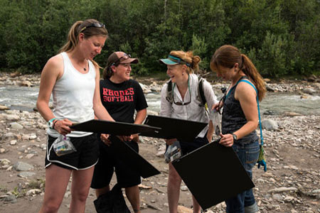 Denali National Park, 2016. Public program in Charcoal Sketching in the Park