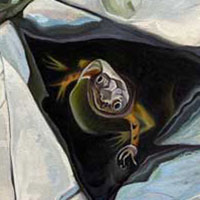 Shelter In Place &nbsp; &nbsp; &nbsp; | &nbsp; &nbsp &nbsp; Oil/Canvas, 18x18in, 2020
