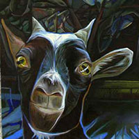 Supermoon &nbsp; &nbsp; &nbsp; | &nbsp; &nbsp &nbsp; Oil/Canvas, 24x20in, 2012